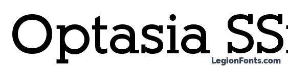 Optasia SSi Bold font, free Optasia SSi Bold font, preview Optasia SSi Bold font