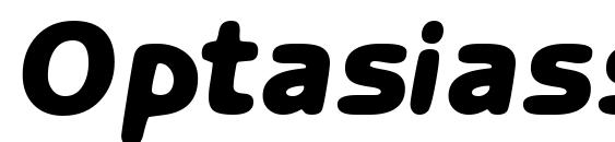 Optasiassk bold italic font, free Optasiassk bold italic font, preview Optasiassk bold italic font