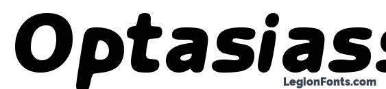 Optasiassk bolditalic font, free Optasiassk bolditalic font, preview Optasiassk bolditalic font