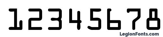 OpticalADB Normal Font, Number Fonts