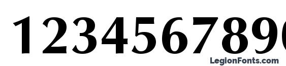 Optima Cyr Bold Font, Number Fonts