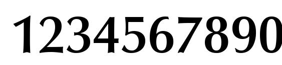 Optima LT Demi Bold Font, Number Fonts