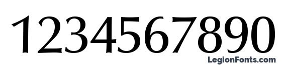 Optima LT Medium Font, Number Fonts