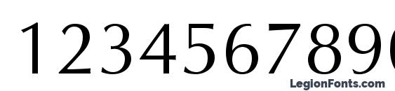 Optima Font, Number Fonts