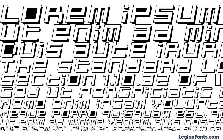 specimens Optimal 3d font, sample Optimal 3d font, an example of writing Optimal 3d font, review Optimal 3d font, preview Optimal 3d font, Optimal 3d font