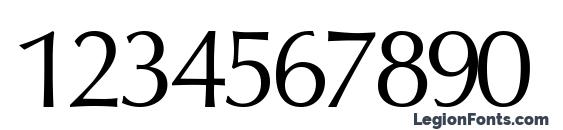 OptimumDB Normal Font, Number Fonts