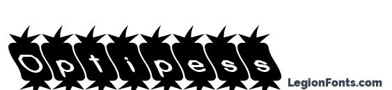 Optipess font, free Optipess font, preview Optipess font