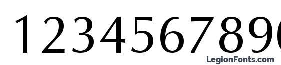 Opus Font, Number Fonts