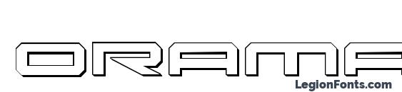 Oramac Shadow Font