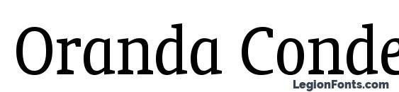 Oranda Condensed BT Font