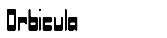 Orbicula font, free Orbicula font, preview Orbicula font
