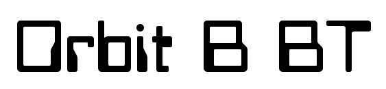 Orbit B BT font, free Orbit B BT font, preview Orbit B BT font
