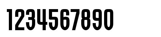 Orbon Black ITC TT Font, Number Fonts