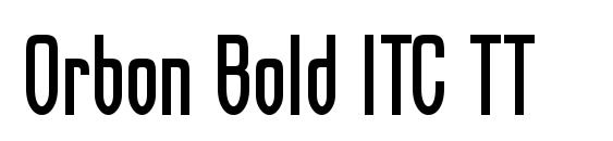 Orbon Bold ITC TT Font