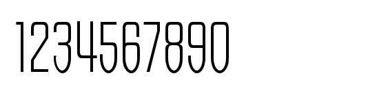 Orbon ITC Light Font, Number Fonts