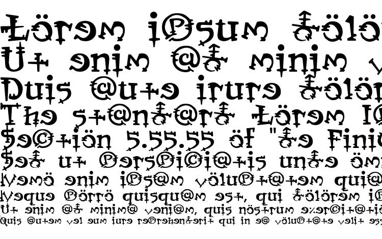 specimens Orbus Bjorkus font, sample Orbus Bjorkus font, an example of writing Orbus Bjorkus font, review Orbus Bjorkus font, preview Orbus Bjorkus font, Orbus Bjorkus font