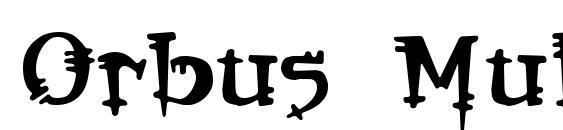 Orbus Multiserif font, free Orbus Multiserif font, preview Orbus Multiserif font