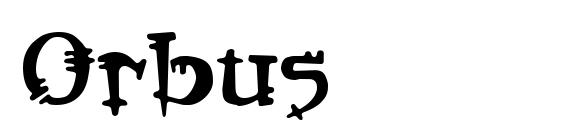 Orbus font, free Orbus font, preview Orbus font
