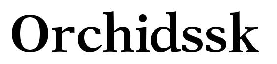 Orchidssk semibold font, free Orchidssk semibold font, preview Orchidssk semibold font