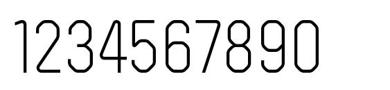 OrderLt Regular Font, Number Fonts