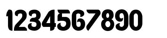 Oregon Regular Font, Number Fonts