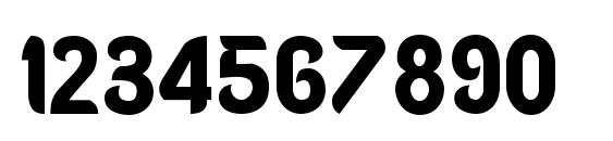 Oregondry normal Font, Number Fonts