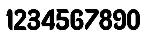 OregonDry Font, Number Fonts