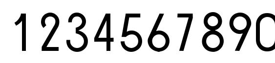 OrganGrinder Regular Font, Number Fonts