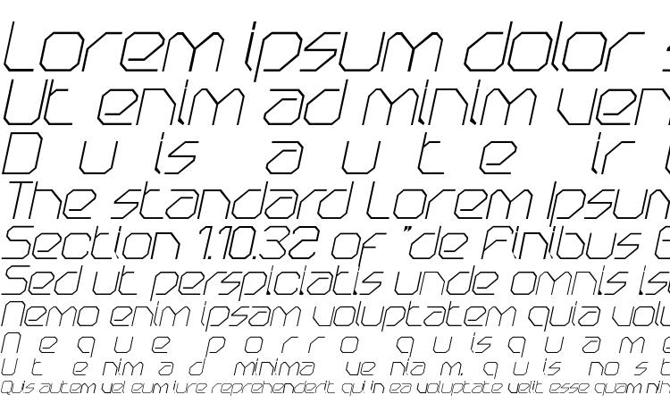 specimens OricNeo ThinItalic font, sample OricNeo ThinItalic font, an example of writing OricNeo ThinItalic font, review OricNeo ThinItalic font, preview OricNeo ThinItalic font, OricNeo ThinItalic font