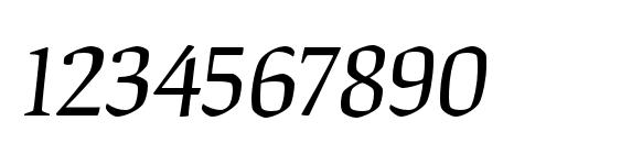 OrigamiStd Italic Font, Number Fonts