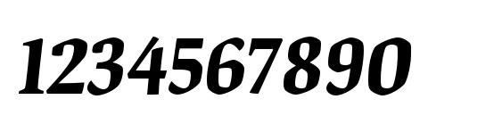 OrigamiStd SemiBoldItalic Font, Number Fonts