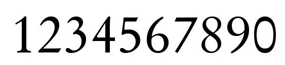 Шрифт Original Garamond BT, Шрифты для цифр и чисел