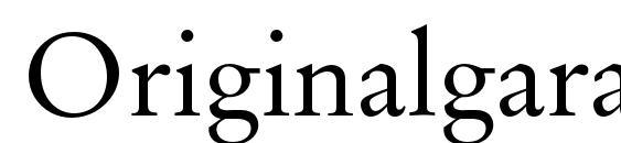 Originalgaramondcbt font, free Originalgaramondcbt font, preview Originalgaramondcbt font