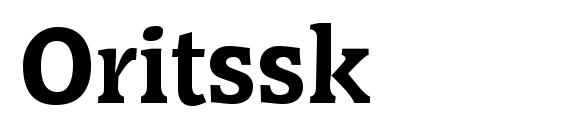 шрифт Oritssk, бесплатный шрифт Oritssk, предварительный просмотр шрифта Oritssk