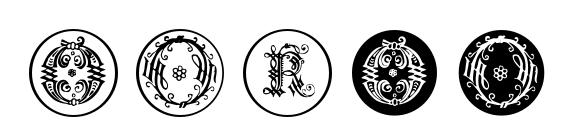 Ornamentalinitialbuttons Font, Number Fonts