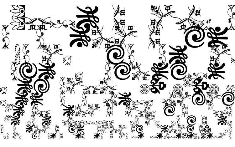 specimens Ornamentsvillage font, sample Ornamentsvillage font, an example of writing Ornamentsvillage font, review Ornamentsvillage font, preview Ornamentsvillage font, Ornamentsvillage font