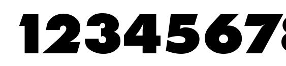 Ornitons heavy Font, Number Fonts