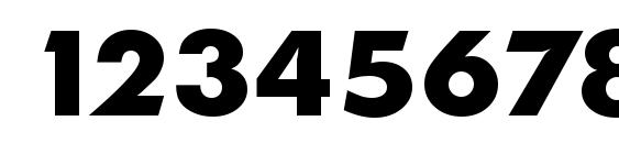 OrnitonsSerial Xbold Regular Font, Number Fonts