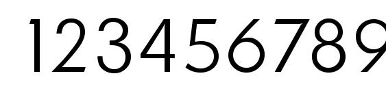 OrnitonsSerial Xlight Regular Font, Number Fonts