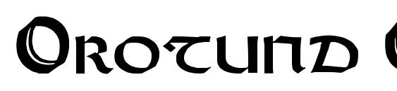 Orotund Capitals Heavy font, free Orotund Capitals Heavy font, preview Orotund Capitals Heavy font