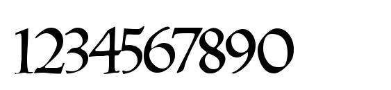 Orpheus Font, Number Fonts