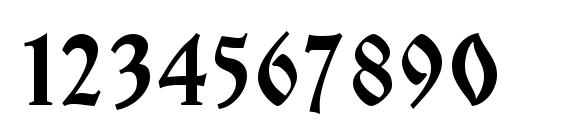 Orthodox.tt eRoos Font, Number Fonts