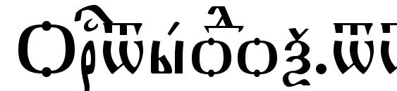 шрифт Orthodox.tt ieUcs8, бесплатный шрифт Orthodox.tt ieUcs8, предварительный просмотр шрифта Orthodox.tt ieUcs8