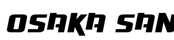 Osaka Sans Serif font, free Osaka Sans Serif font, preview Osaka Sans Serif font