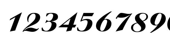 Oscar Font, Number Fonts