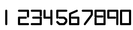 Oscillossk bold Font, Number Fonts