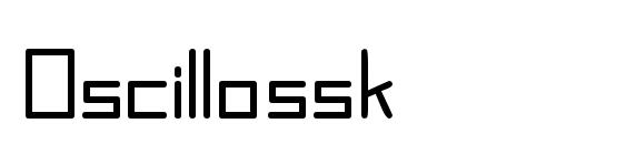 Oscillossk font, free Oscillossk font, preview Oscillossk font