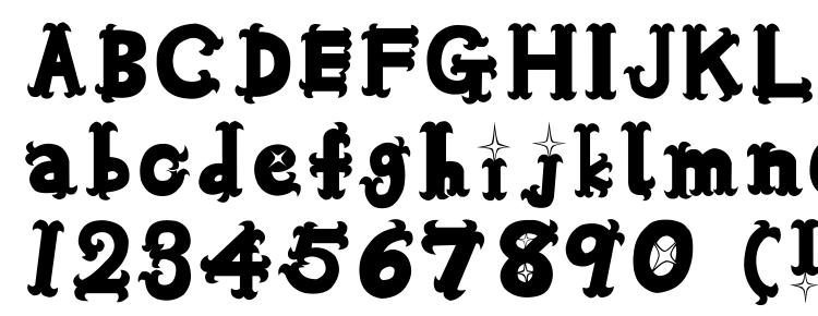 glyphs Oshare black font, сharacters Oshare black font, symbols Oshare black font, character map Oshare black font, preview Oshare black font, abc Oshare black font, Oshare black font