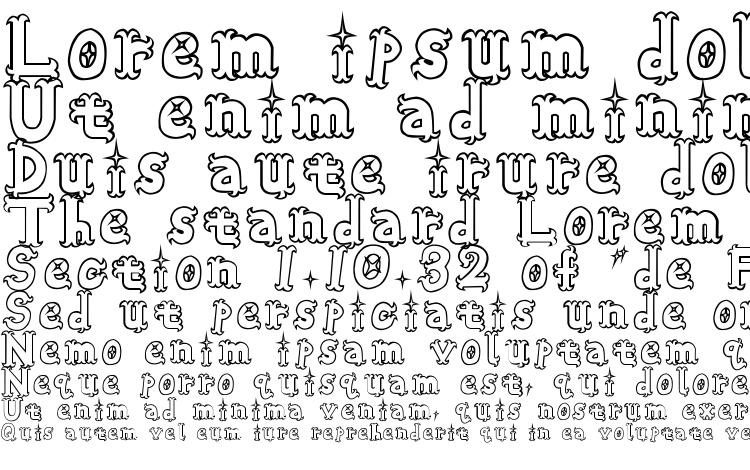 specimens Oshare honenuki font, sample Oshare honenuki font, an example of writing Oshare honenuki font, review Oshare honenuki font, preview Oshare honenuki font, Oshare honenuki font