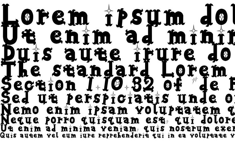 specimens Oshareb font, sample Oshareb font, an example of writing Oshareb font, review Oshareb font, preview Oshareb font, Oshareb font